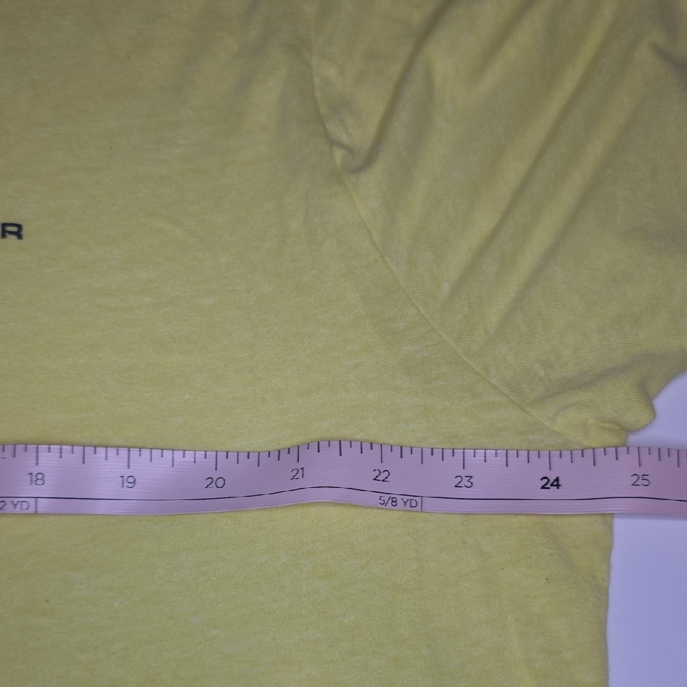 Under Armour Men's Bright Yellow Tee - Picture 7 of 7